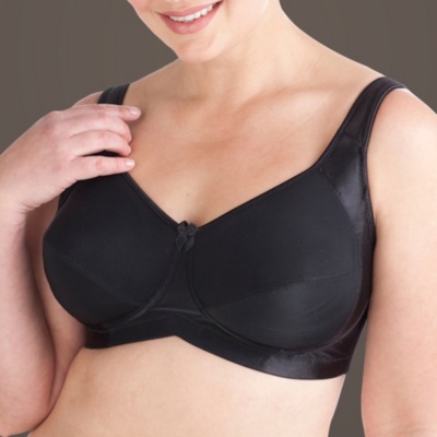 Elila Satin and Microfiber Soft Cup Bra - 31005