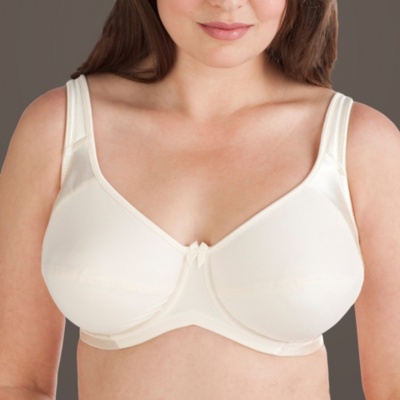 Elila Satin and Microfiber Underwire Bra - 31006