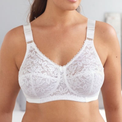 Glamorise Classic Lace Soft Cup Support Bra - 31025