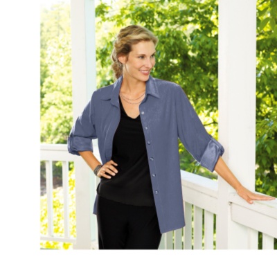 Stretch Moleskin Shirt - 37125