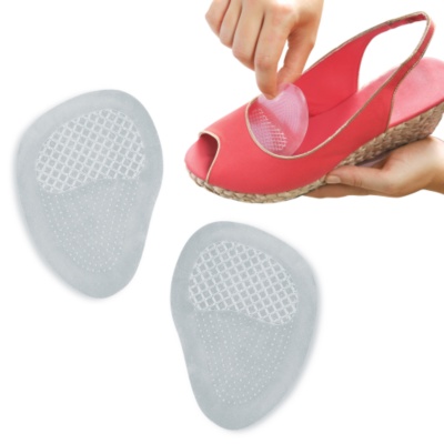 FootSmart Gel Forefoot Pads, Pair  grey