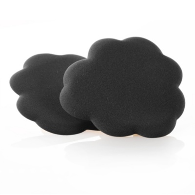 Foot Petals Tip Toes Cushions, Pair  black iris
