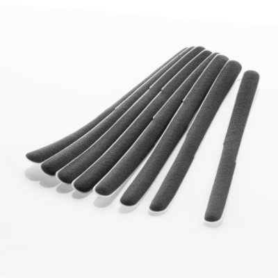 Foot Petals Strappy Strips, 8 strips black iris