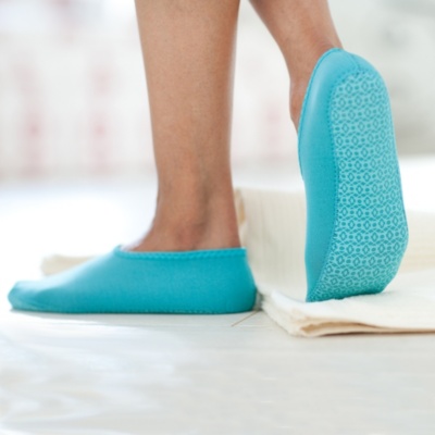 FootSmart Neoprene Moisturizing Slippers, Pair - 50456