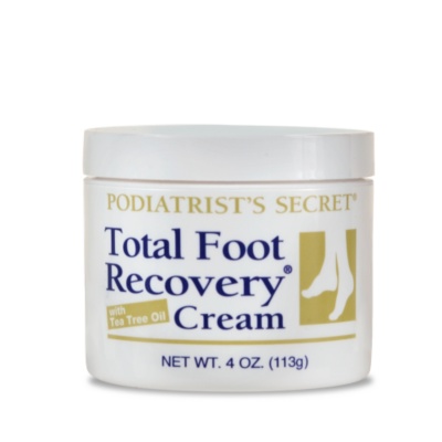 Podiatrist's Secret® Total Foot Recovery Cream w/Tea Tree Oil, 4 oz., Each - 50595