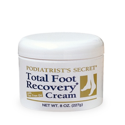 Podiatrist's Secret® Total Foot Recovery Cream w/Tea Tree Oil, 8 oz., Each - 50596