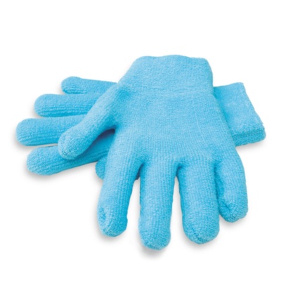 Gel Moisturizing Gloves, Pair turquoise