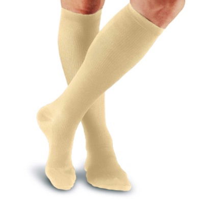 FootSmart Men's Nylon Moderate Support Over-the-Calf Socks, Pair - 60014