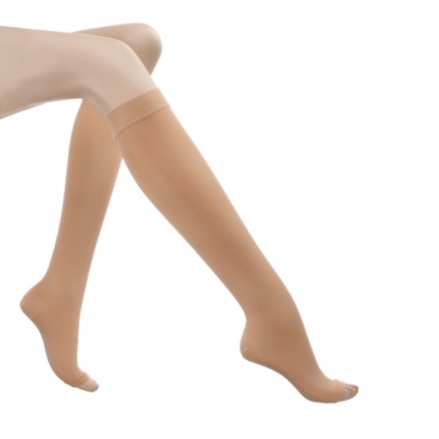 FootSmart® Men's / Women's Open Toe Medical Firm Support Knee Highs Firm Support, 2 Pairs - 99229