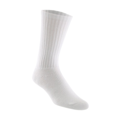 FootSmart Men's / Women's Sensitive Feet Light Support Crew Socks, Pair - 60046