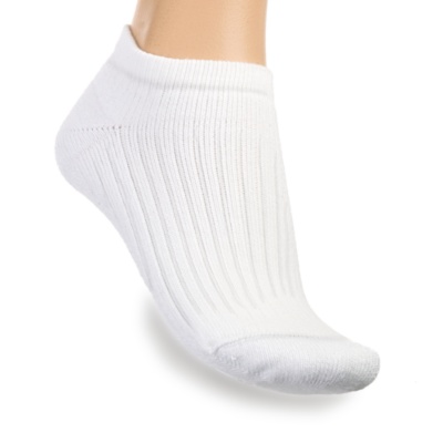 INgenius Men's / Women's Cushioned Sport Low Socks, Pair  white