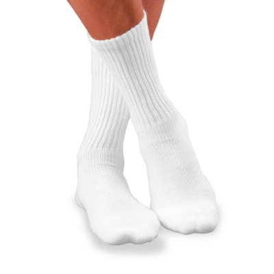 Sensifoot™ by Jobst® Men's / Women's Light Support Crew Socks, Pair - 60121 Sensifoot™ by Jobst® Men's / Women's Light Support Crew Socks, Pair - 60121