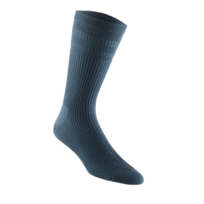 Softop Men's / Women's Extra Roomy Cotton-rich Crew Socks, Pair slate