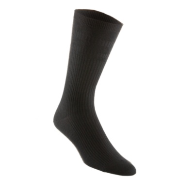 Softop Men's Wool Crew Socks, Pair black