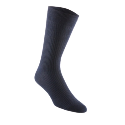 Softop Men's Wool Crew Socks, Pair dark navy
