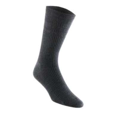 Softop Men's Wool Crew Socks, Pair mid grey