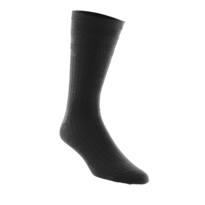 Softop Men's Seam-Free Lambswool Crew Socks, Pair black