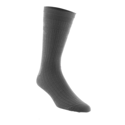 Softop Men's Seam-Free Lambswool Crew Socks, Pair mid grey