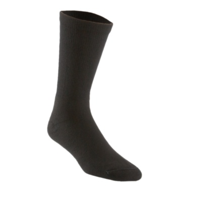 Therasock Men's / Women's Comfort System Lite Crew Socks, Pair  black