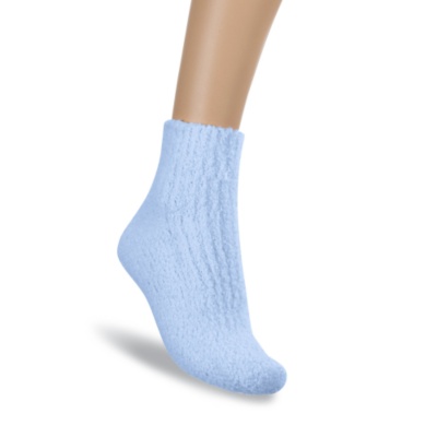 World's Softest Sock Women's Spa Socks, Pair  blue