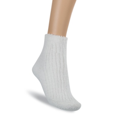 World's Softest Sock Women's Spa Socks, Pair  white