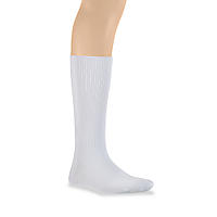 Jobst for Men Light Support Over-the-Calf Socks, Pair white