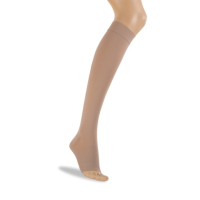 Jobst® Women's Opaque Firm Support Open Toe Knee Highs, Pair - 60317 Jobst® Women's Opaque Firm Support Open Toe Knee Highs, Pair - 60317