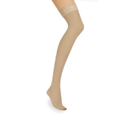 Jobst Women's Opaque Firm Support Thigh Highs, Pair  beige