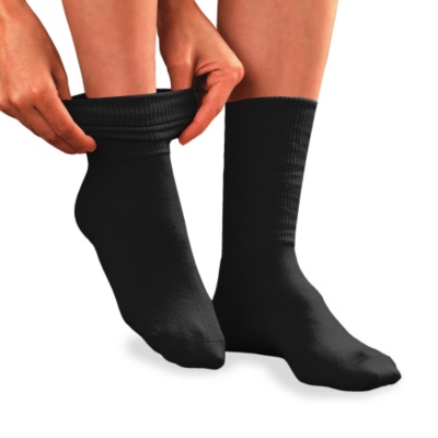 Buster Brown Women's Ankle Socks, Pair  black