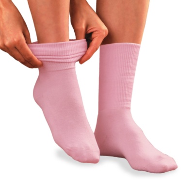 Buster Brown Women's Ankle Socks, Pair  pastel pink