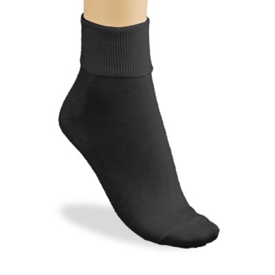 Buster Brown Women's 100% Cotton Anklet Socks, Pair black