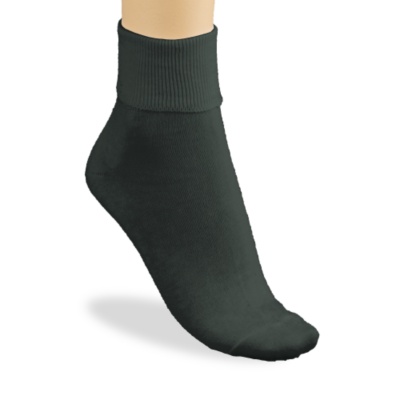 Buster Brown Women's 100% Cotton Anklet Socks, Pair evergreen