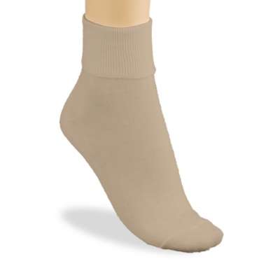 Buster Brown Women's 100% Cotton Anklet Socks, Pair khaki