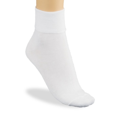 Buster Brown Women's 100% Cotton Anklet Socks, Pair white
