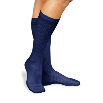 Banda Men's / Women's No-Elastic Extra-Roomy Cotton-Rich Crew Socks, Pair  - 60369