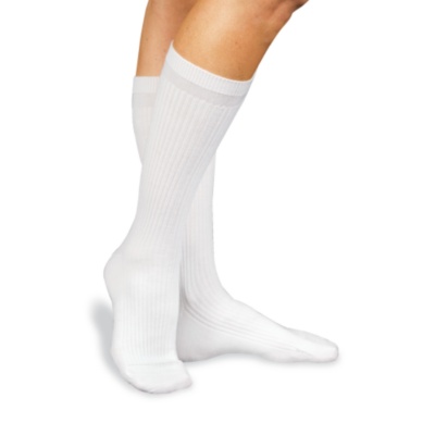 Banda Men's / Women's No-Elastic Extra-Roomy Cotton-Rich Crew Socks, Pair  - 60369