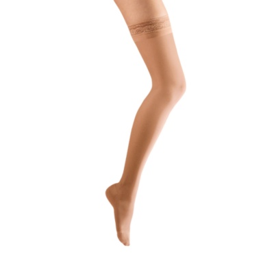 Select Support Women's Sheer Firm Support Thigh Highs, Pair  sun bronze