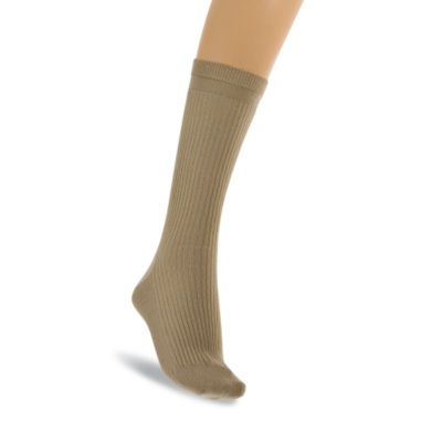 Banda Men's / Women's No-Elastic Wool Crew Socks, Pair  sand