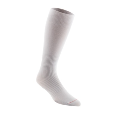 Eurosocks Men's / Women's Coolmax Moderate Support Over-the-Calf Socks, Pair  white