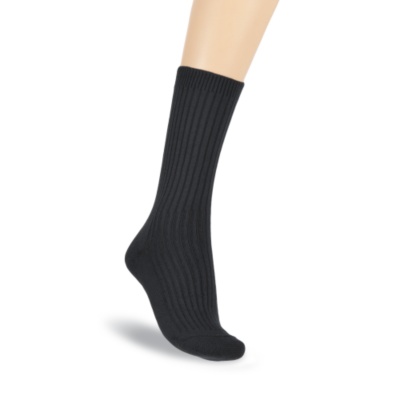 Fox River Men's / Women's Wick Dry Cushioned Diabetic Crew Socks, Pair black
