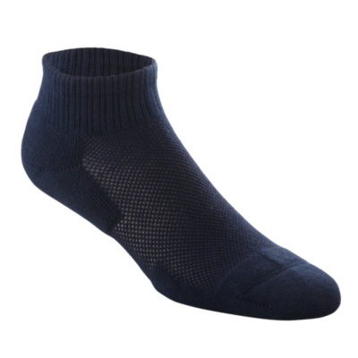 Comfortology Men's / Women's Cotton Quarter Socks, Pair   navy