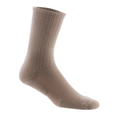Comfortology Men's / Women's Cotton Crew Socks, Pair  khaki