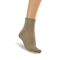 Comfortology Men's / Women's Acrylic Quarter Socks, Pair khaki