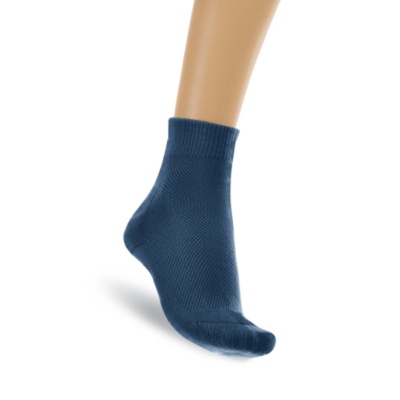 Comfortology Men's / Women's Acrylic Quarter Socks, Pair navy