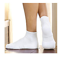 Comfortology Men's / Women's Acrylic Quarter Socks, Pair white