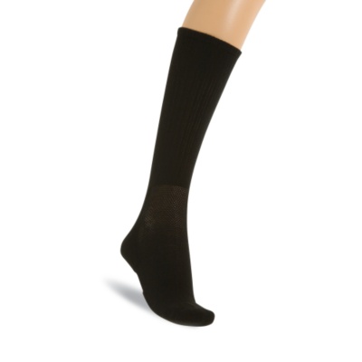 Comfortology Men's / Women's Acrylic Crew Socks, Pair    black