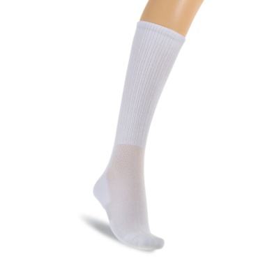 Comfortology Men's / Women's Acrylic Crew Socks, Pair    white