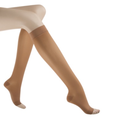 Jobst Women's Ultra Sheer Moderate Support Open Toe Knee Highs, Pair - 60439