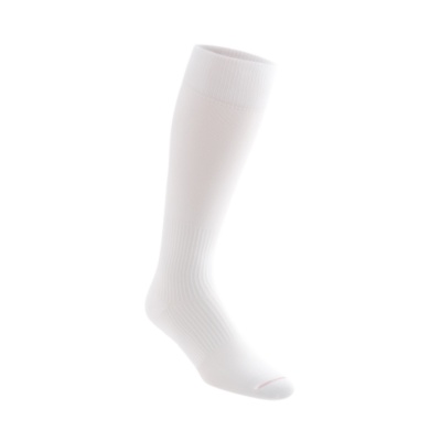 Eurosocks Men's / Women's Dryarn Moderate Support Over-the-Calf Socks, Pair  white