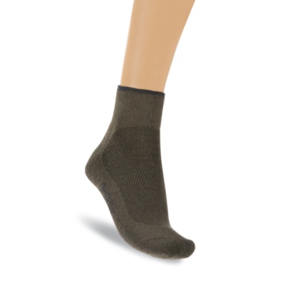 Fox River Men's / Womens Organic Merino Wool Quarter Socks, Pair brown